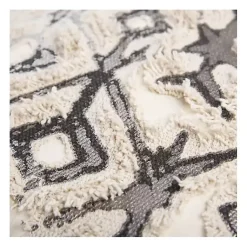 Pillows>Kirklands Home Gray Textured Geometric Pillow