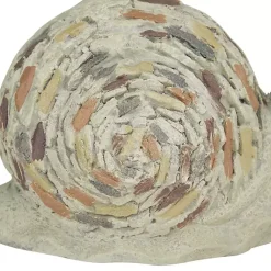 Kirklands Home Textured Snail Statue Gray Hot