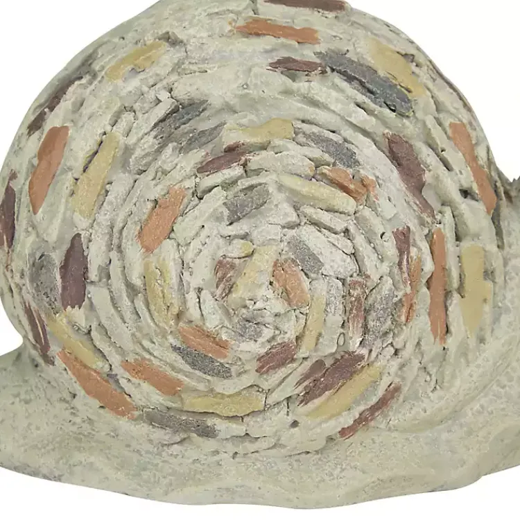 Kirklands Home Textured Snail Statue Gray Hot