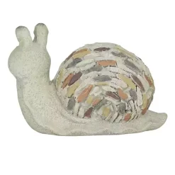 Kirklands Home Textured Snail Statue Gray Hot