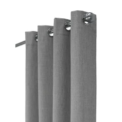 Kirklands Home Thatched Blackout Curtain Panel, 95 in. Gray Discount