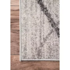 Kirklands Home Gray Thigpen Diamond Area Rug, 5x8 Discount