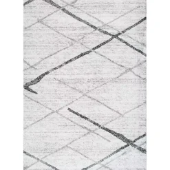 Kirklands Home Gray Thigpen Diamond Area Rug, 8x10 Best