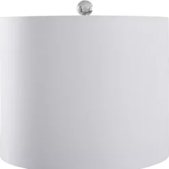 Kirklands Home Tinted Glass Jar Table Lamp Gray Best