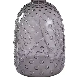 Kirklands Home Tinted Glass Jar Table Lamp Gray Best