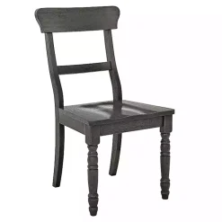 Kirklands Home Traditional Dining Chairs, Set of 2 Gray Outlet