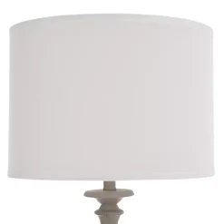 Kirklands Home Gray Traditional Spindle Floor Lamp White Discount