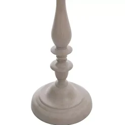 Kirklands Home Gray Traditional Spindle Floor Lamp White Discount