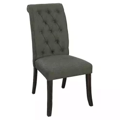 Kirklands Home Tufted Landon Dining Chairs, Set of 2 Gray Discount