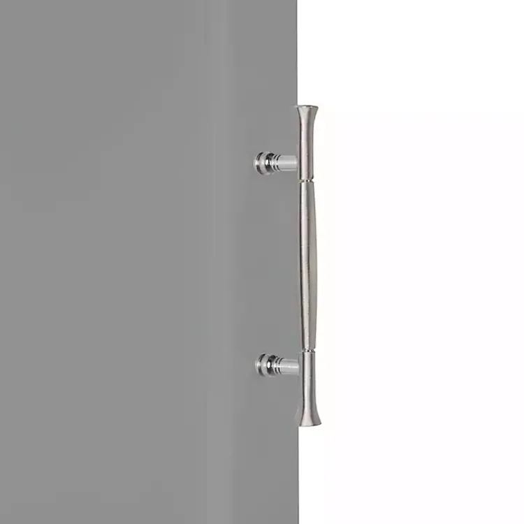 Kirklands Home Two-Door Top Shelf Cabinet Gray