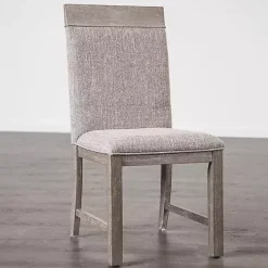 Kirklands Home Upholstered Bridgette Dining Chairs, Set of 2 Gray Sale