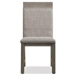 Kirklands Home Upholstered Bridgette Dining Chairs, Set of 2 Gray Sale