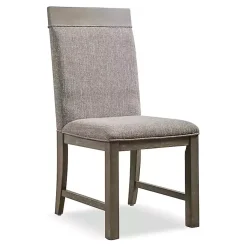 Kirklands Home Upholstered Bridgette Dining Chairs, Set of 2 Gray Sale