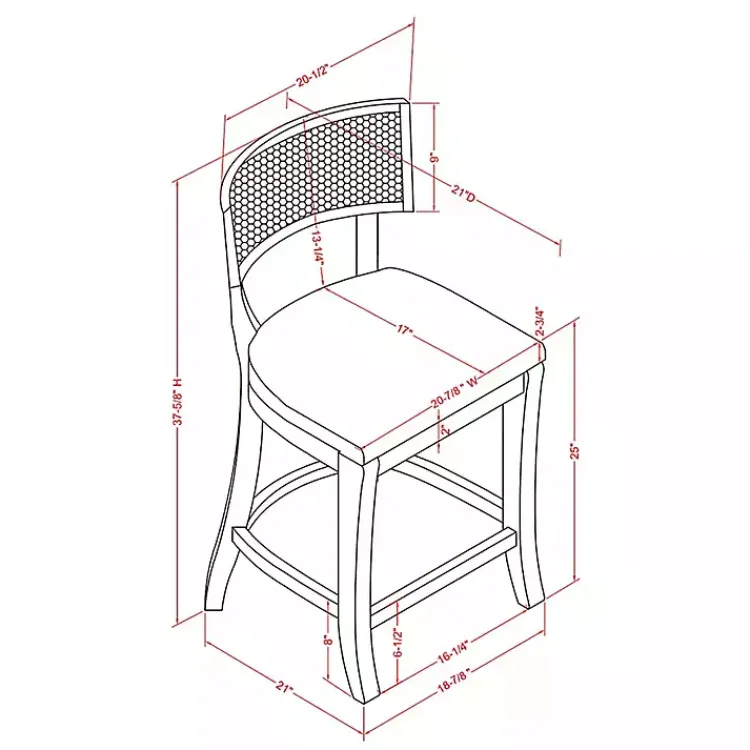 Kirklands Home Gray Upholstered Farmhouse Counter Stool Sale