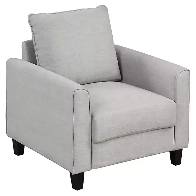 Kirklands Home Upholstered Jorden Accent Chair Gray