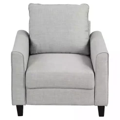Kirklands Home Upholstered Jorden Accent Chair Gray