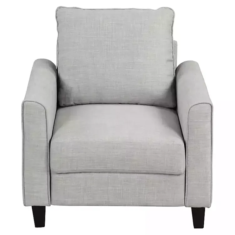 Kirklands Home Upholstered Jorden Accent Chair Gray