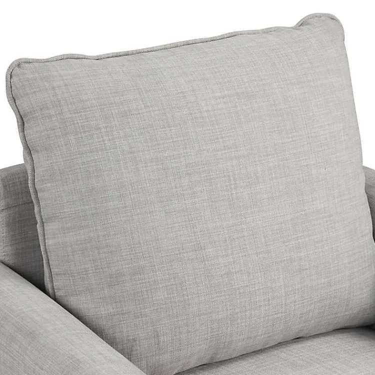Kirklands Home Upholstered Jorden Accent Chair Gray