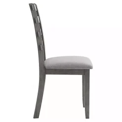 Kirklands Home Upholstered Lucas Dining Chairs, Set of 2 Gray Hot