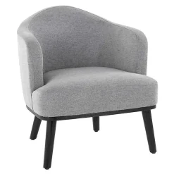 Kirklands Home Upholstered Midcentury Modern Accent Chair Gray Sale