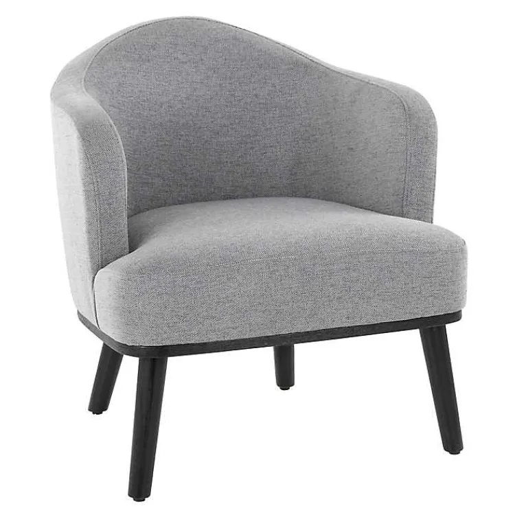 Kirklands Home Upholstered Midcentury Modern Accent Chair Gray Sale
