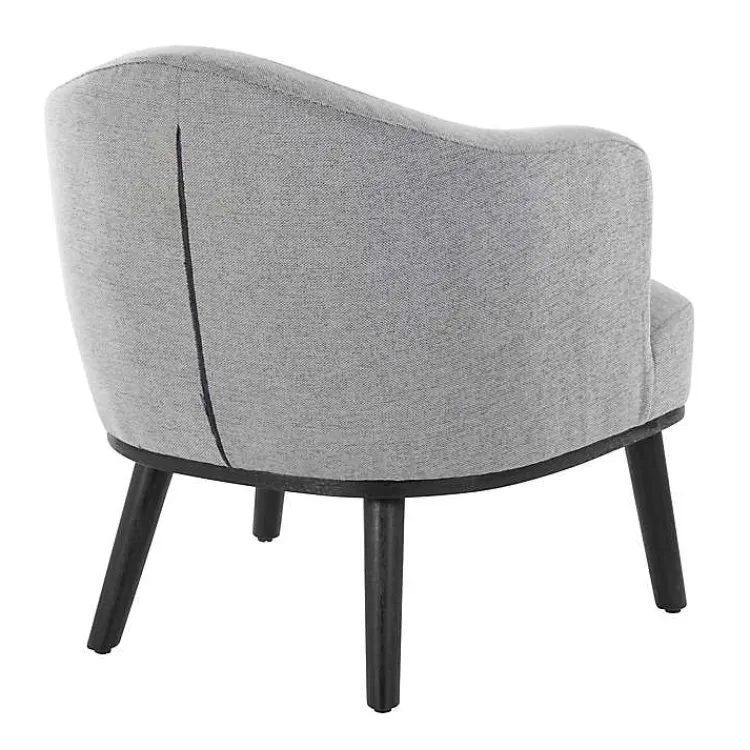 Kirklands Home Upholstered Midcentury Modern Accent Chair Gray Sale