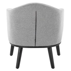 Kirklands Home Upholstered Midcentury Modern Accent Chair Gray Sale