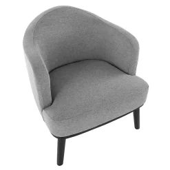 Kirklands Home Upholstered Midcentury Modern Accent Chair Gray Sale