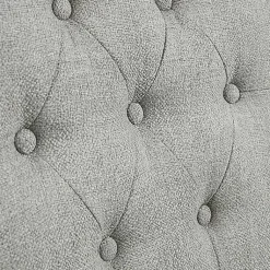 Kirklands Home Upholstered Tufted Button Back Counter Stool Gray Discount