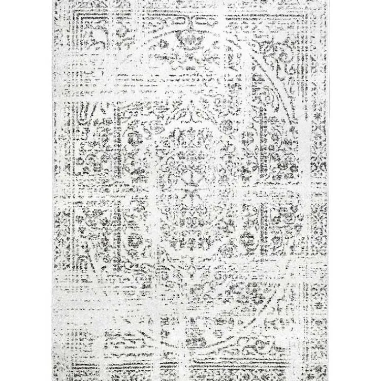 Kirklands Home Gray Vintage Distressed Area Rug, 10x14 Outlet