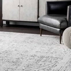 Kirklands Home Gray Vintage Distressed Area Rug, 12x18 Discount