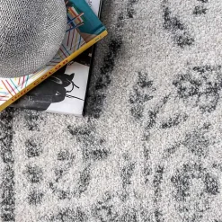 Kirklands Home Gray Vintage Distressed Area Rug, 8x12 Online