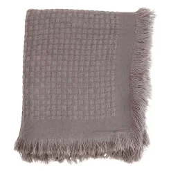 Blankets & Throws>Kirklands Home Waffle Weave Throw Blanket Gray
