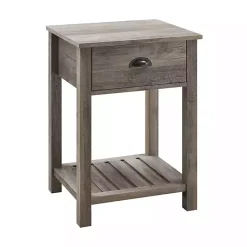 Kirklands Home Wash Country Accent Table Gray Hot