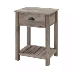 Kirklands Home Wash Country Accent Table Gray Hot