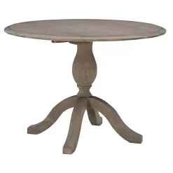Kirklands Home Gray Wash Drop Leaf Dining Table Discount