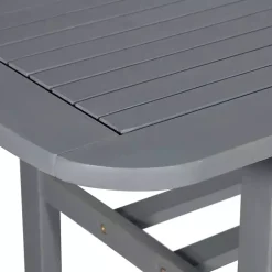 Kirklands Home Wash Extendable Outdoor Dining Table Gray Online