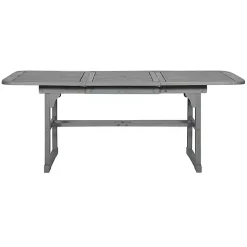 Kirklands Home Wash Extendable Outdoor Dining Table Gray Online