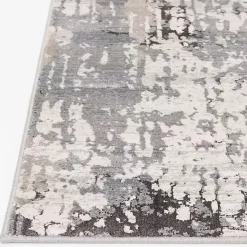 Kirklands Home Waters Abstract Area Rug, 5x7 Gray Discount