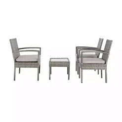 Kirklands Home Wicker Frame 4-pc. Outdoor Living Set Gray Online
