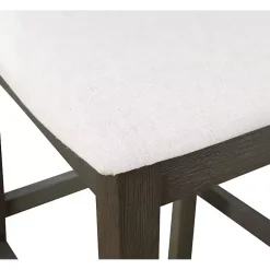 Kirklands Home Gray Wilbur Cane Back Counter Stools, Set of 2 New