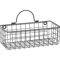 Kirklands Home Gray Wire Wall Baskets, Set of 2 Clearance