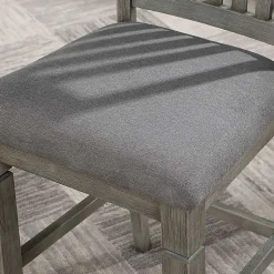 Kirklands Home Wire-Brushed Noreste Counter Stools, Set of 2 Gray