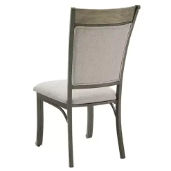 Kirklands Home Wood and Upholstered Chairs 5-pc. Dining Set Gray Hot