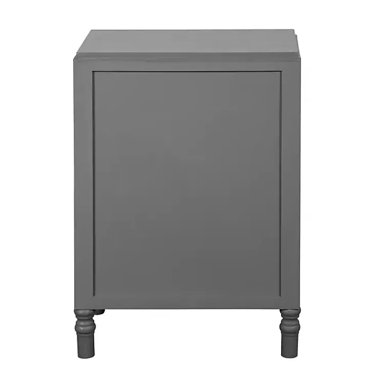 Kirklands Home Wood 3-Drawer Layla Nightstand Gray Best
