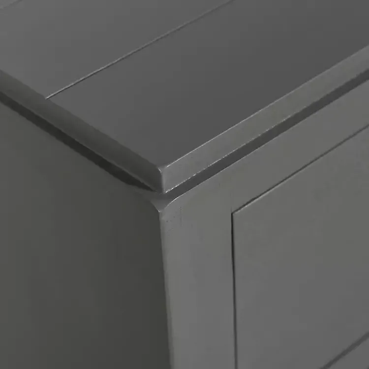 Kirklands Home Wood 3-Drawer Layla Nightstand Gray Best