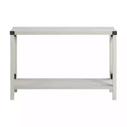 Kirklands Home Wood Farmhouse Console Table Gray New