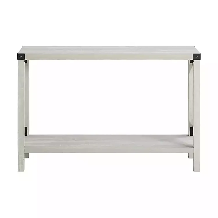 Kirklands Home Wood Farmhouse Console Table Gray New