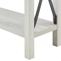 Kirklands Home Wood Farmhouse Console Table Gray New
