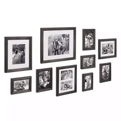 Kirklands Home Wood 10-pc. Gallery Wall Picture Frame Set Gray Clearance